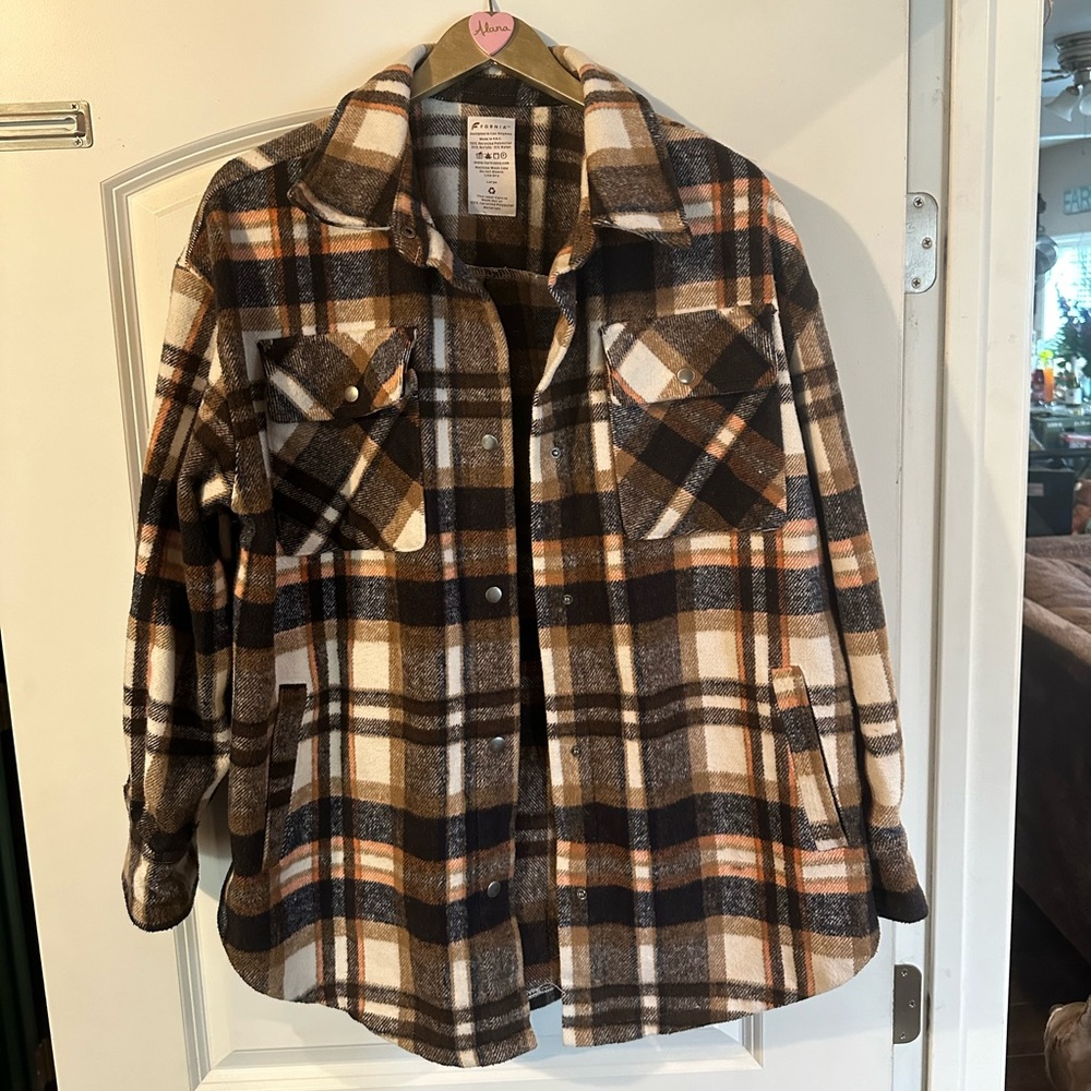 Thick woman’s flannel worn once